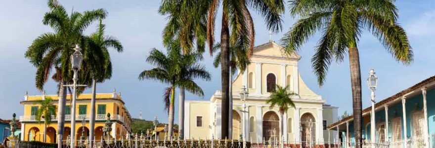 église catholique Plaza Mayor Trinidad Cuba